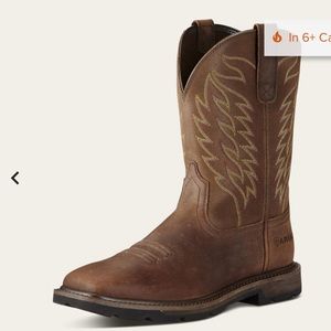 Groundbreaker Wide Square Toe Steel Toe Work Boot